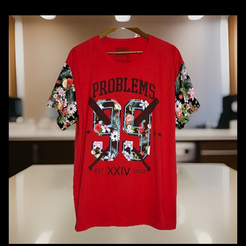 Fresh Laundry 99 Problems T-shirt Size Adult Large